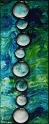 Smoke in the Bubble Acryl Misch-Fließtechnik auf Leinwand; 20 x 50 cm